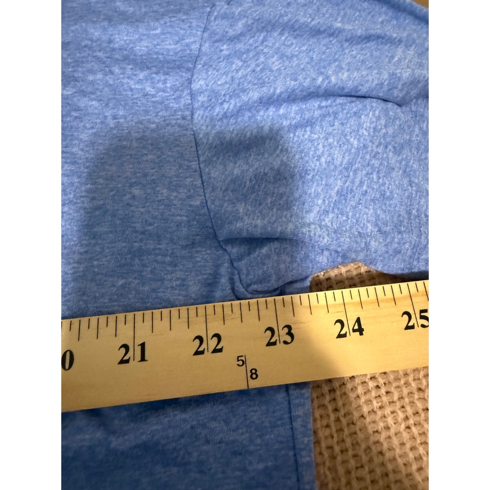 Vuori Energy Tee Womens Large Blue Heathered Activewear T-Shirt - Picture 5 of 8
